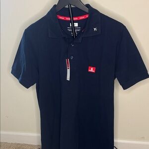 Emirates Navy Blue Men's Polo Shirt Size Small